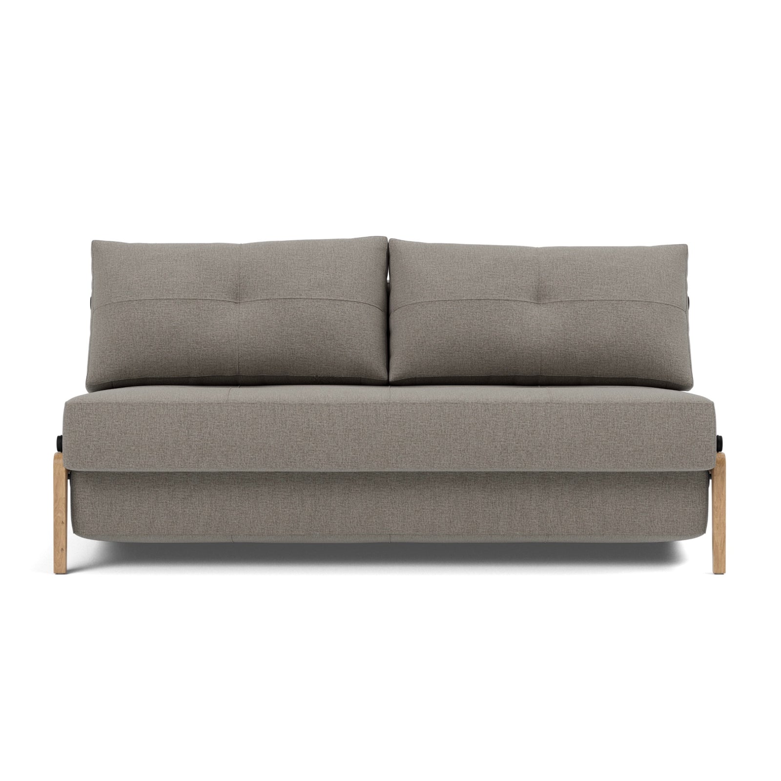 Innovation Living Cubed 160 Wood sofa bed, 521 mixed dance grey
