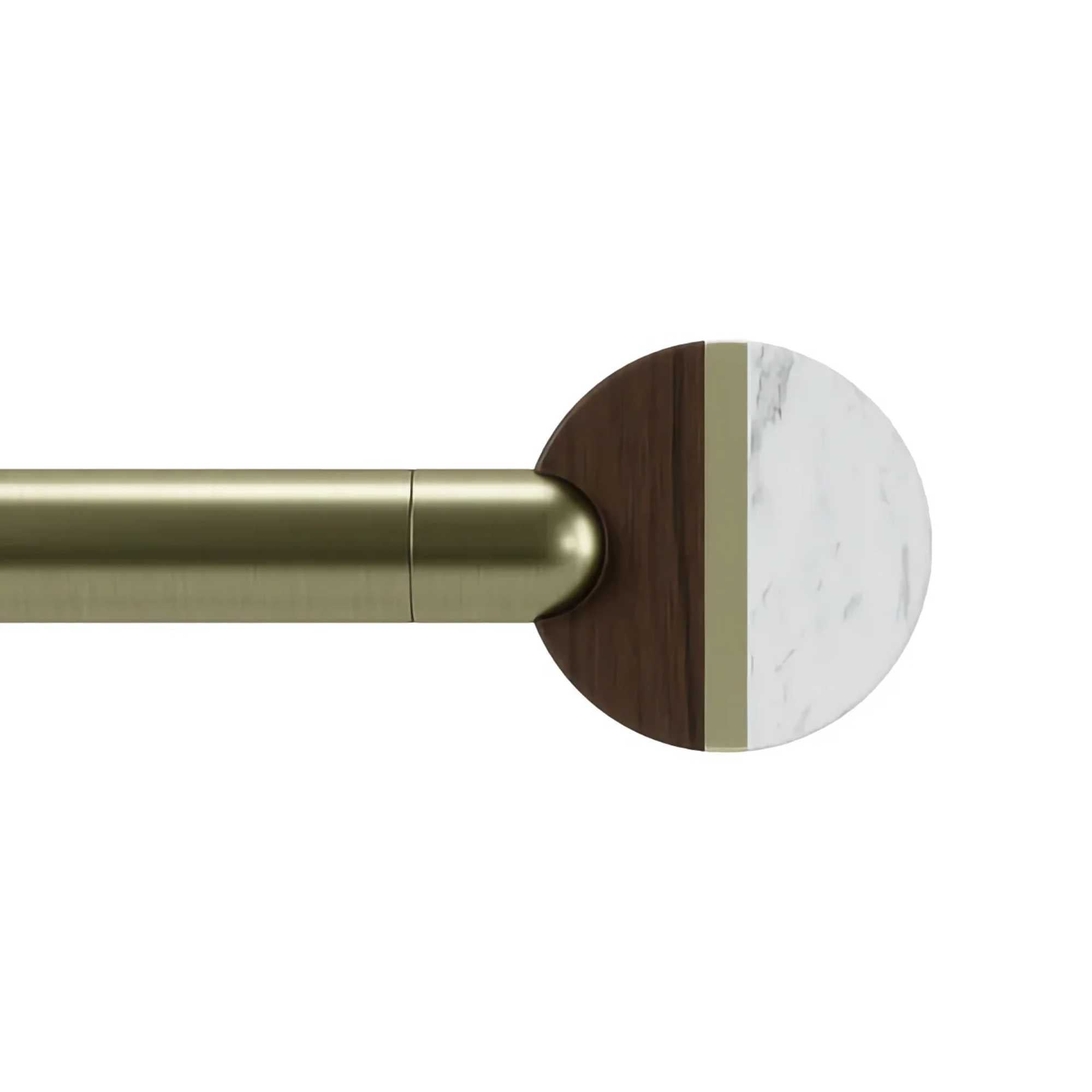 Umbra Lolly Curtain Rod 36-72" (91-183CM), Brushed Brass