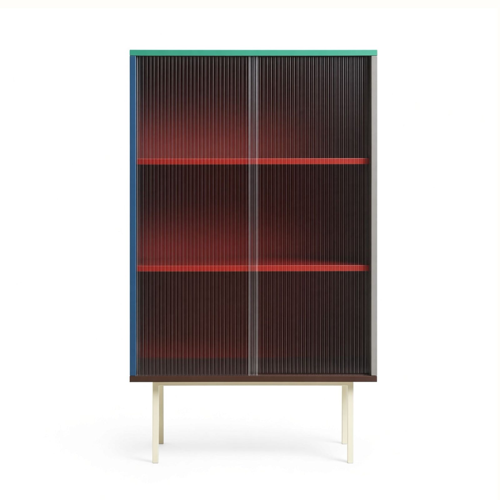 Hay Colour Cabinet tall with glass doors