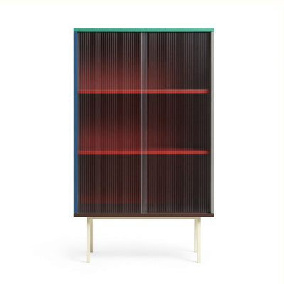 Hay Colour Cabinet tall with glass doors