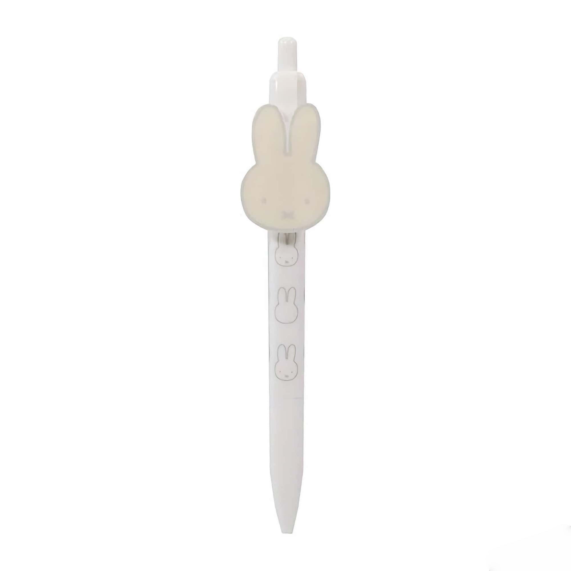 Miffy Face 0.7mm ball pen black ink, white