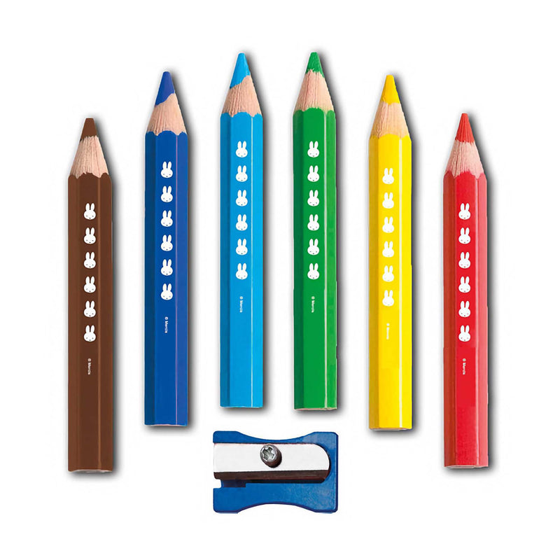 Bambolino Toys Miffy Wooden Colored Pencils