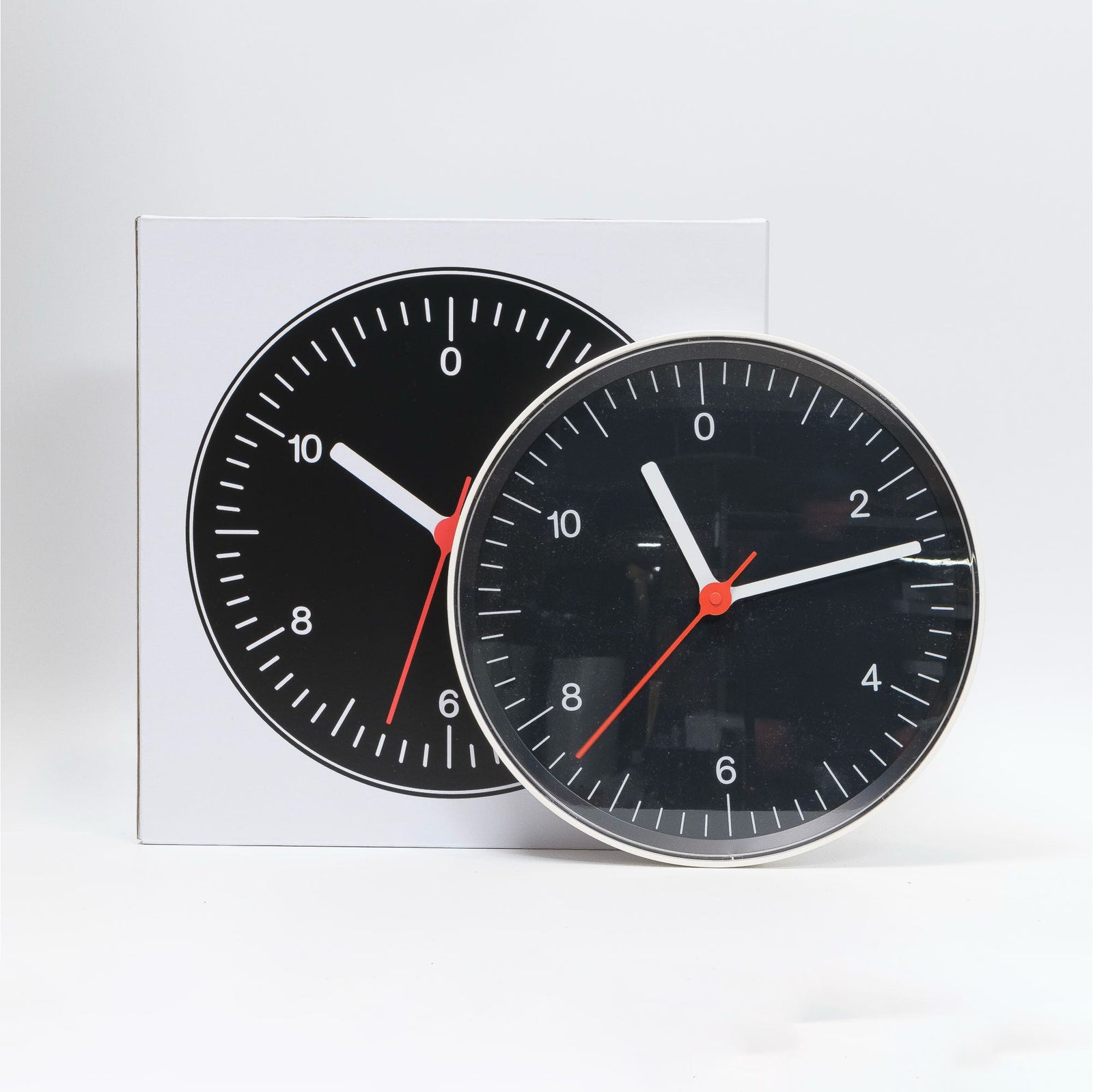 refurbished | HAY wall clock, black