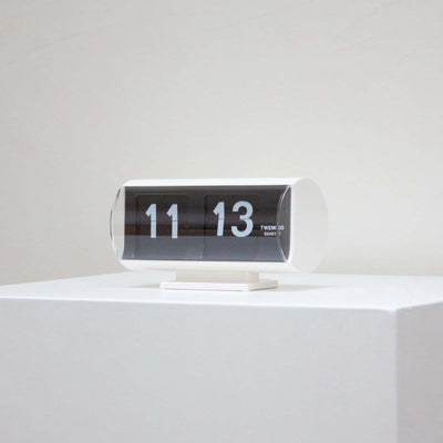Twemco QT-30T Flip Clock, White