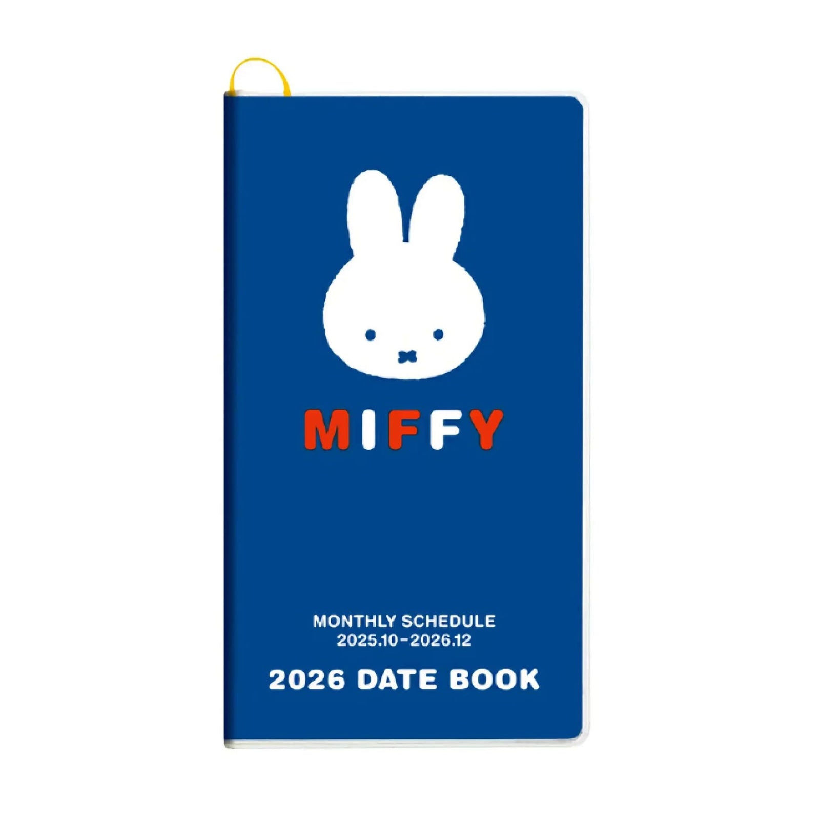 Miffy 2026 Date Book slim monthly planner, blue
