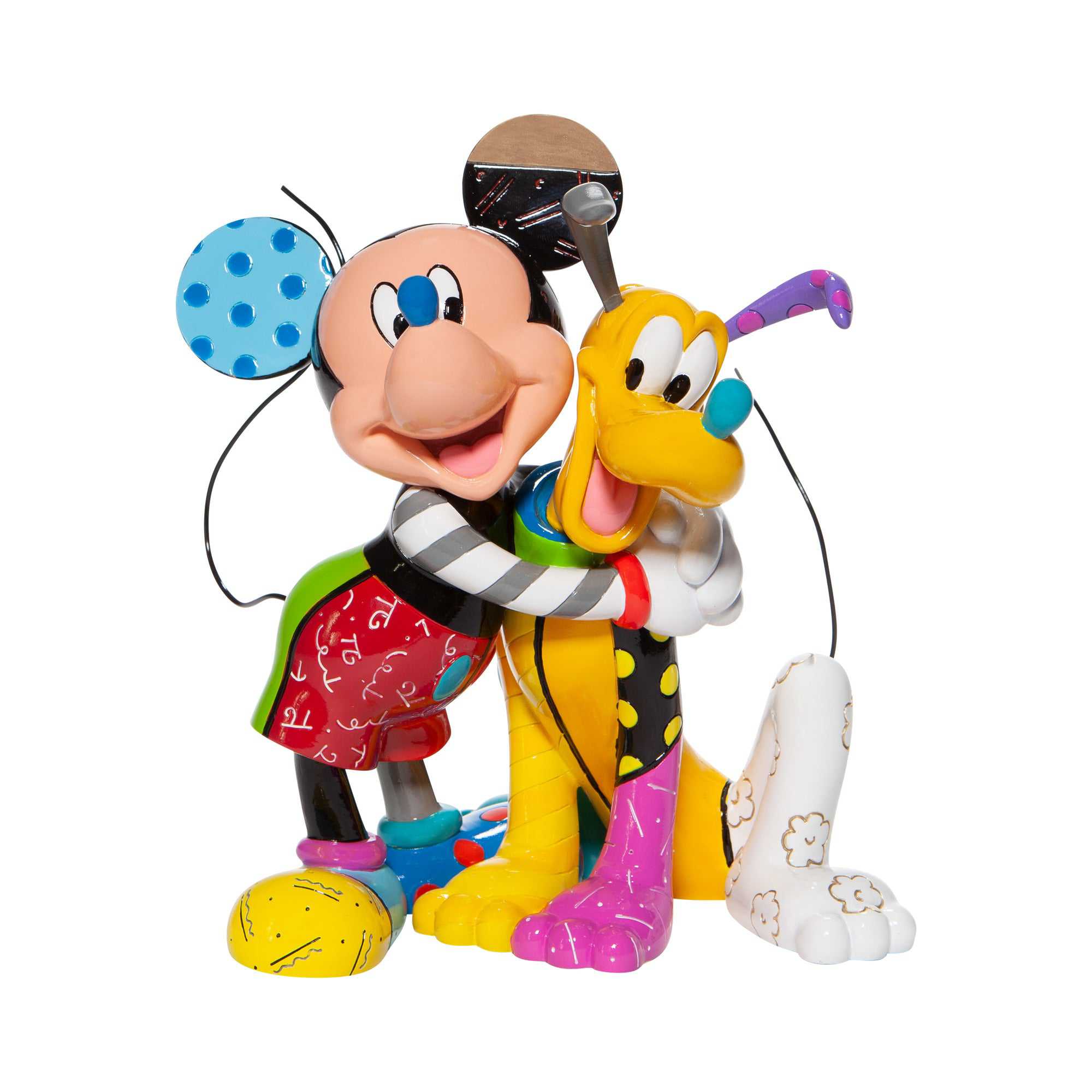 Disney by Britto Mickey & Pluto figurine