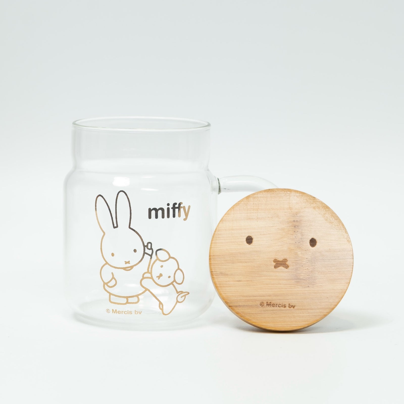 Miffy handmade drinking glass