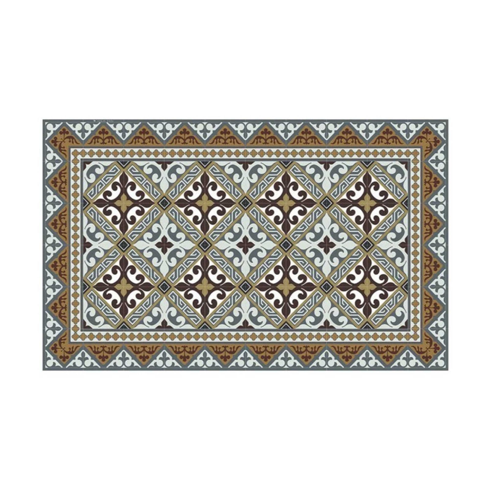 Beija Flor de Lis Classic vinyl rug (120x50cm)