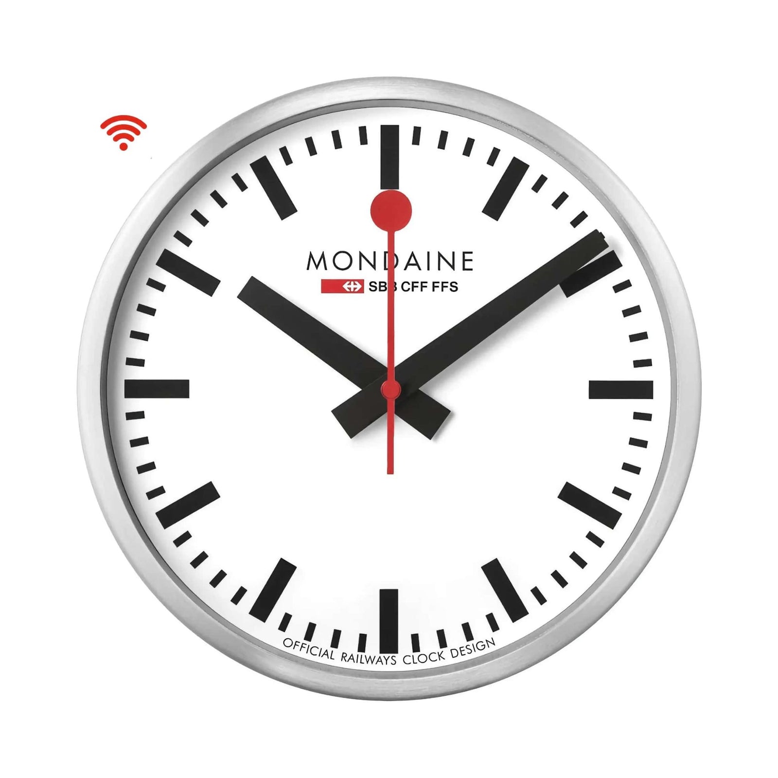 Mondaine Stop2go WiFi wall clock ø25