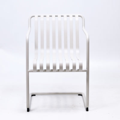 refurbished | Hay Palissade Cantilever dining armchair, sky grey