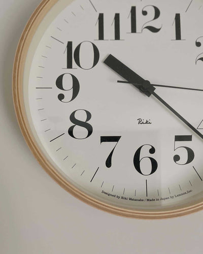 Lemnos Riki Clock RC, Natural
