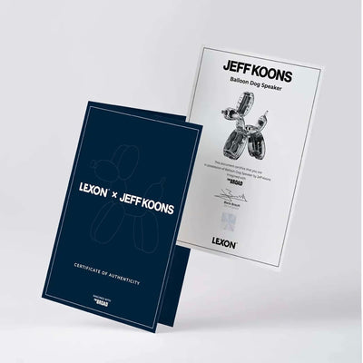 Lexon Balloon Dog Speaker by Jeff Koons