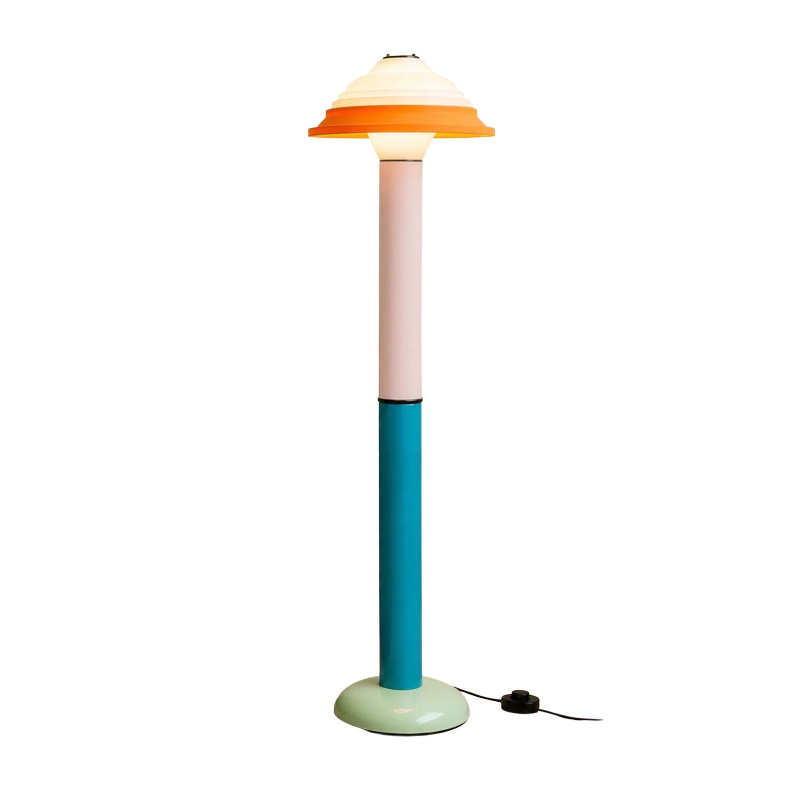 Sowden FL4 floor lamp, blue/pink