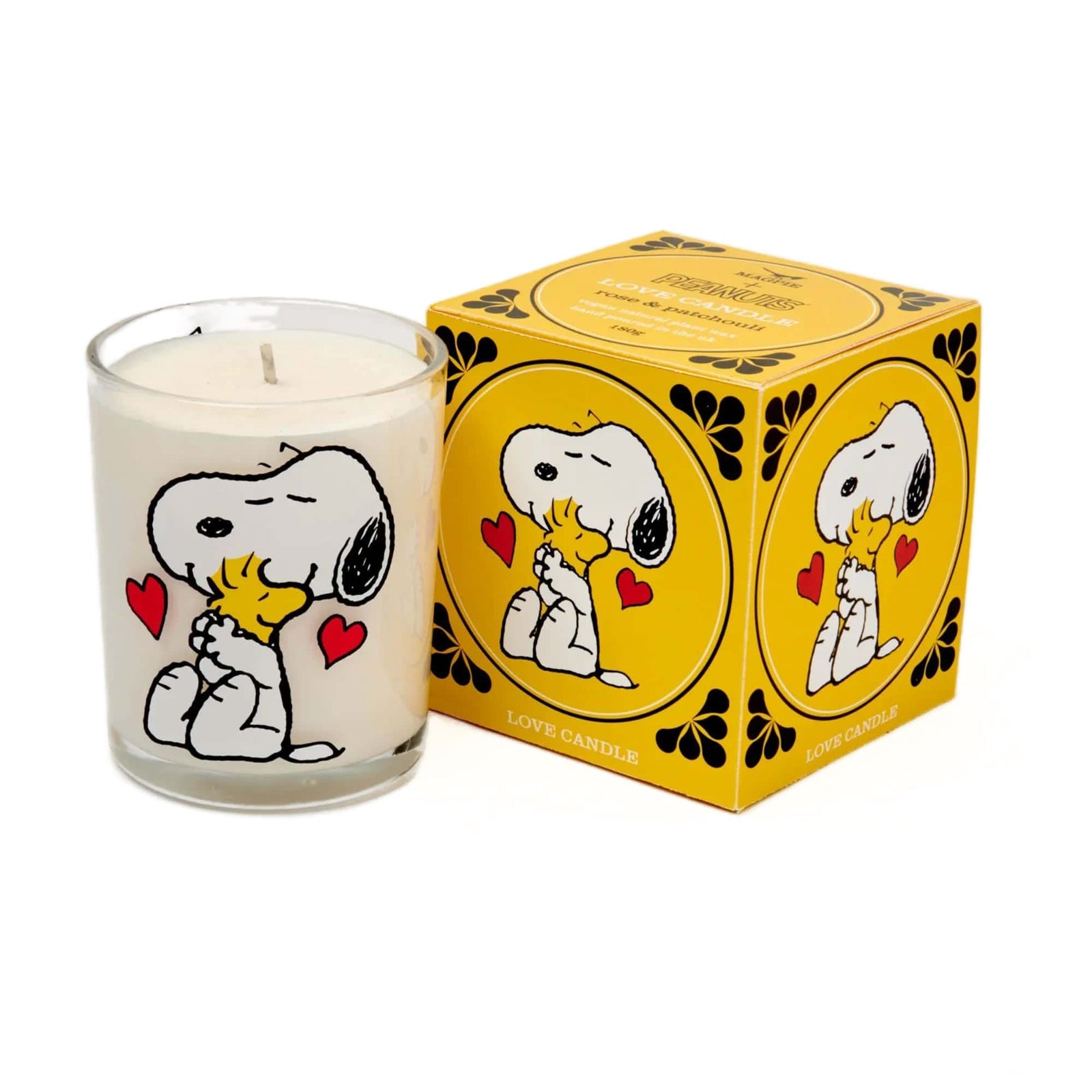 Magpie x Peanuts scented candle, love