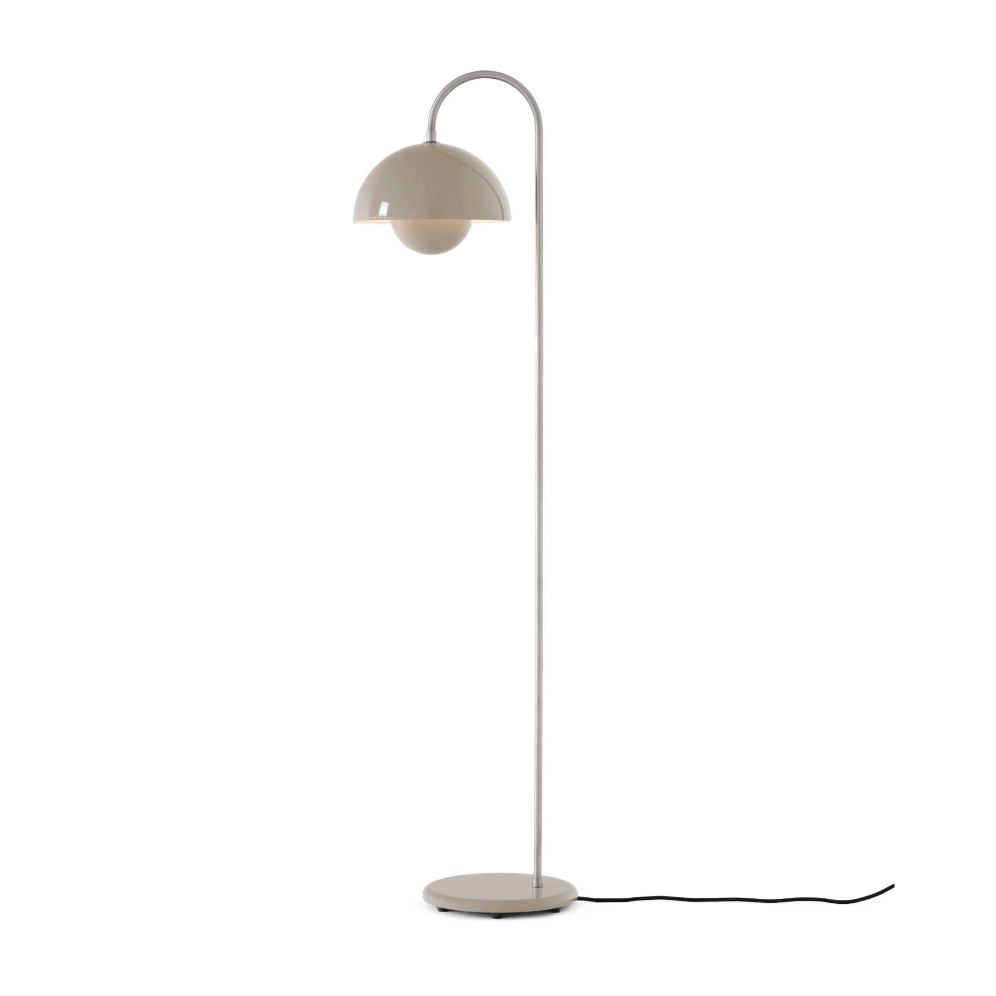 &Tradition VP12 Flowerpot floor lamp, grey beige