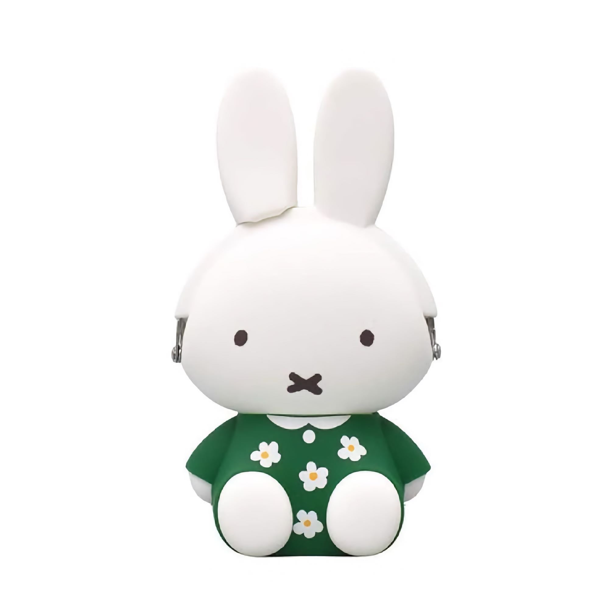 POCHI Miffy silicone pouch, flower green