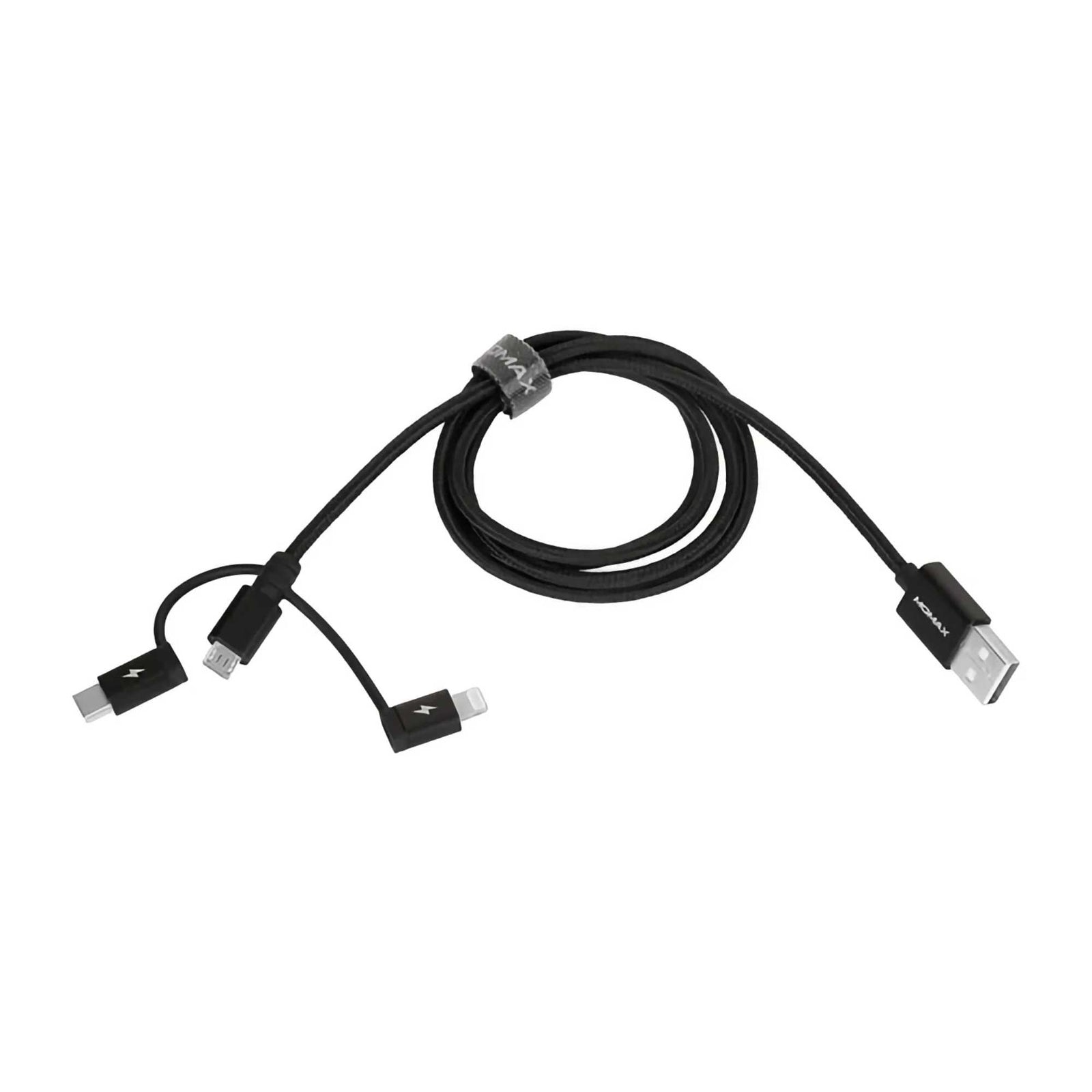 Momax One Link 3-in-1 USB A to Micro USB/Lightning/USB-C (1m)