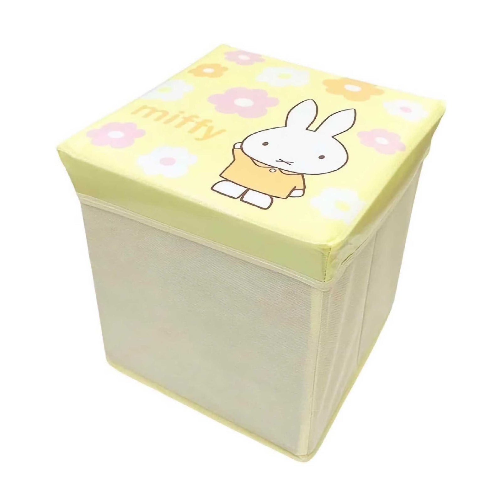 Dick Bruna Miffy Storage Stool Storage Box, Yellow