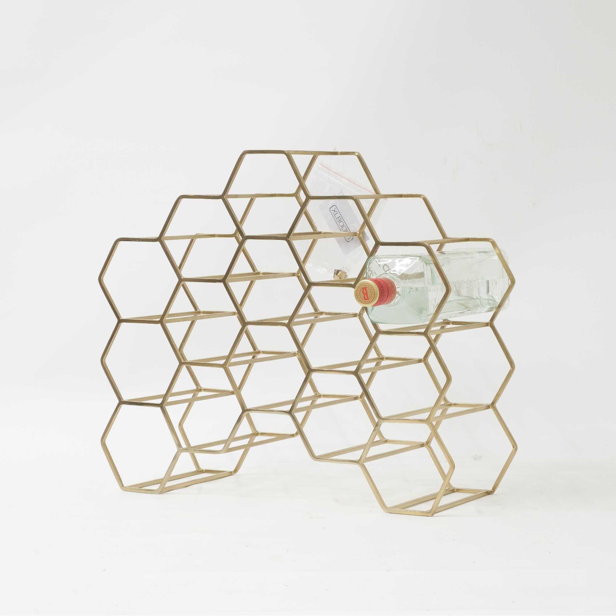 refurbished | XLBoom Pico (15) Wine Rack, brass