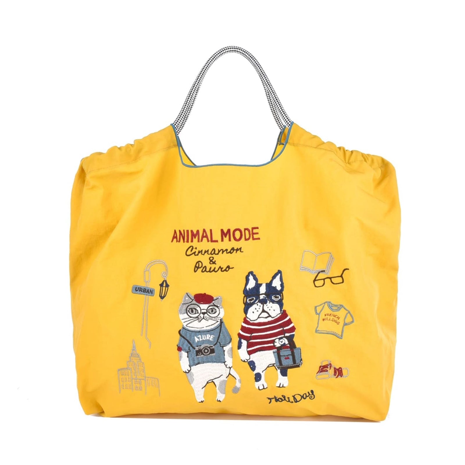 Kusuguru Animal Mode 3-way water-repellent tote