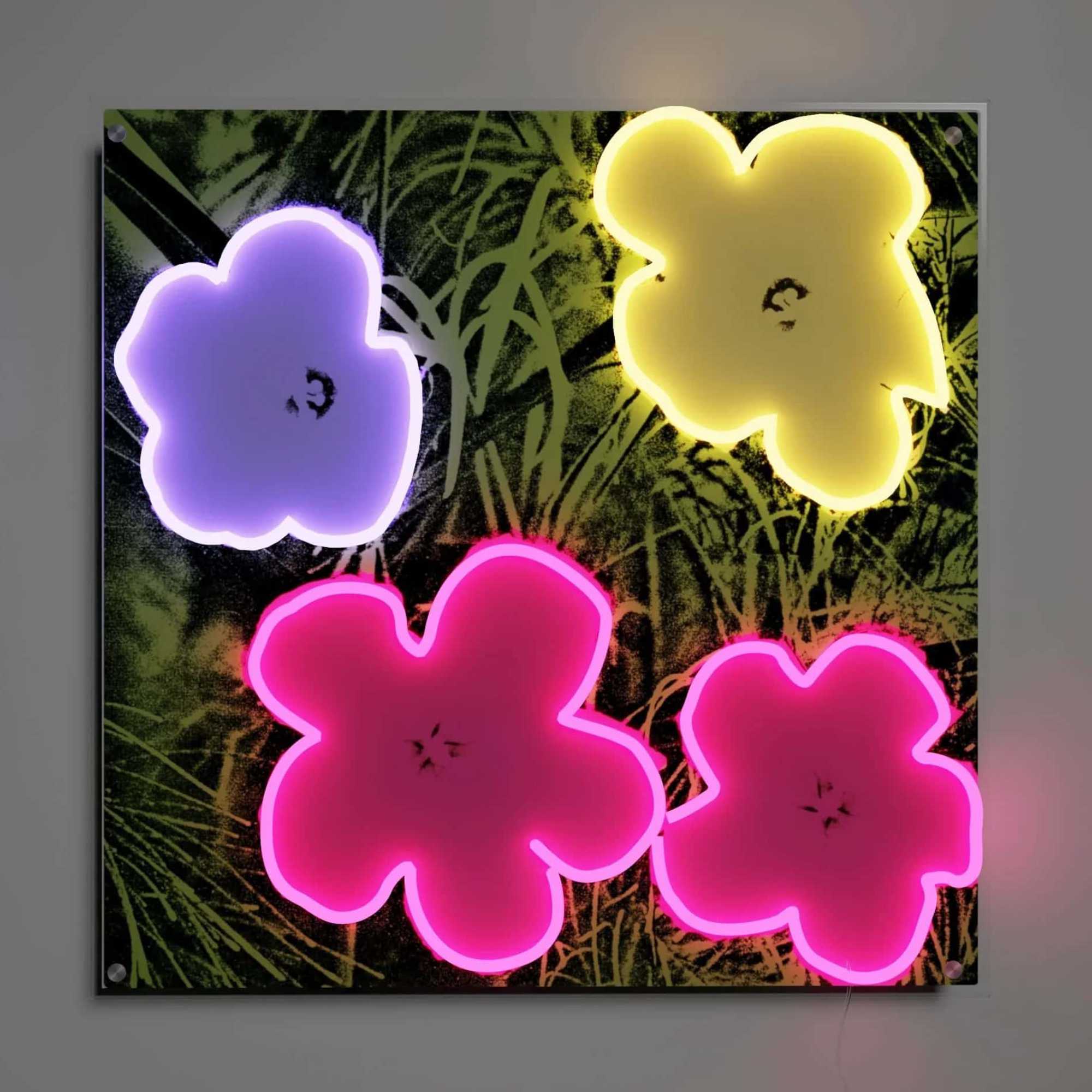 Yellowpop Flowers by Andy Warhol