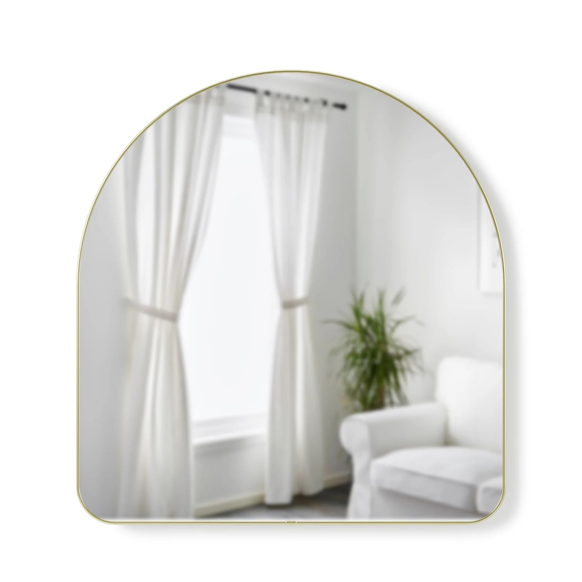 Umbra Hubba Arched wall mirror, Brass