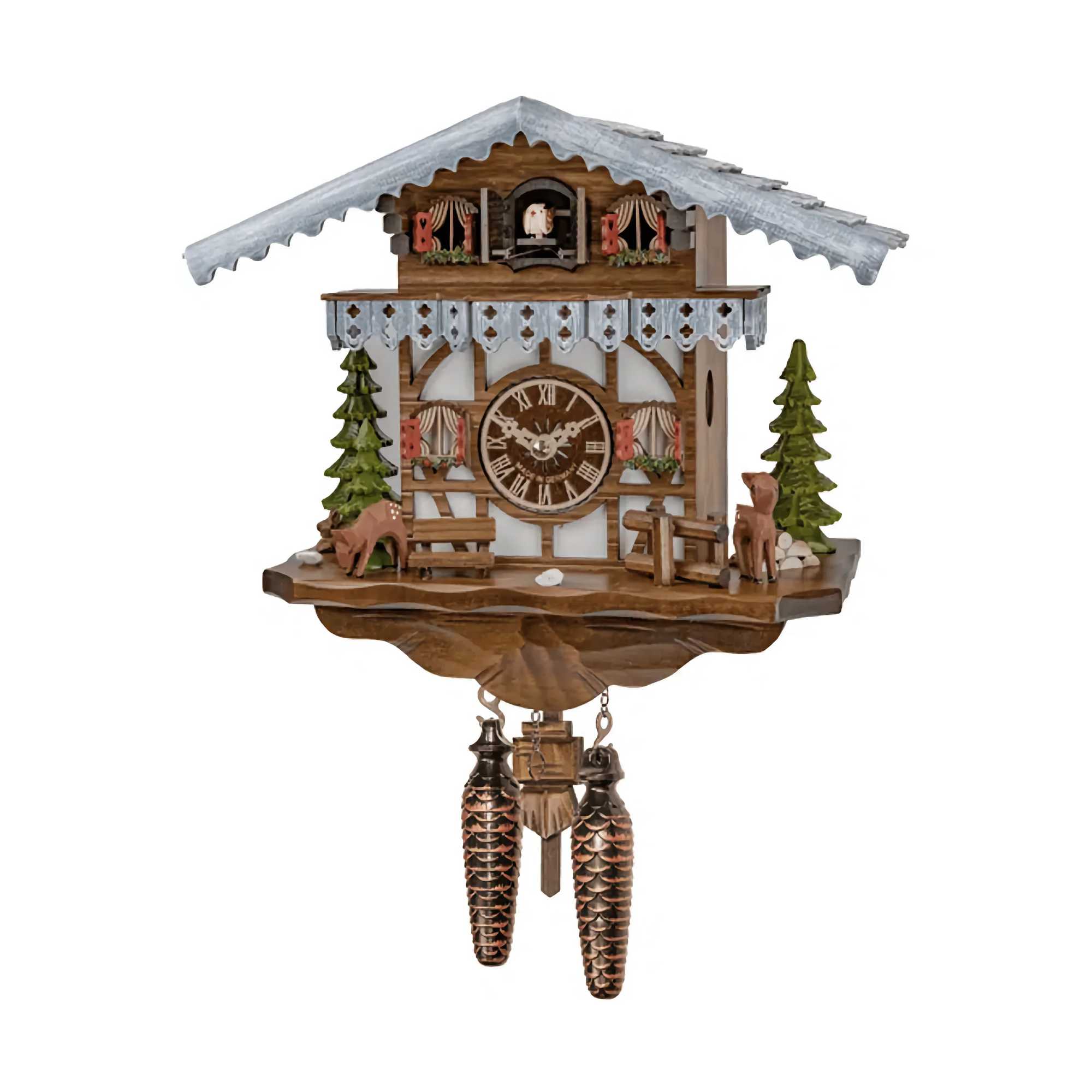 Engstler Cuckoo Clock with Snow-covered Roof