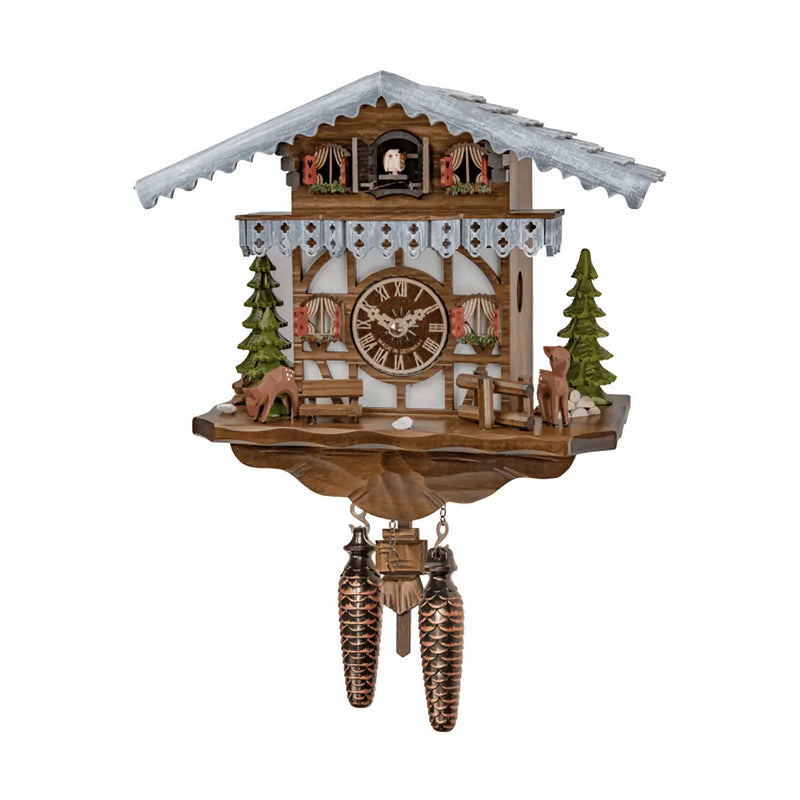 Engstler Cuckoo Clock with Snow-covered Roof