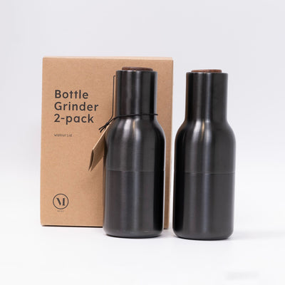 refurbished | Audo Bottle grinders, walnut/bronzed bronze