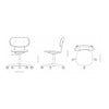 Audo Copenhagen Co Task Chair Fully Upholstered