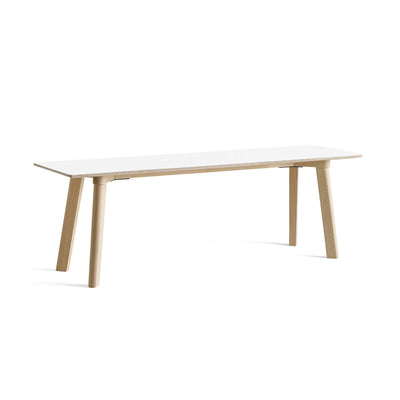 Hay Cph Deux 215 bench 140, pearl white/matt oak