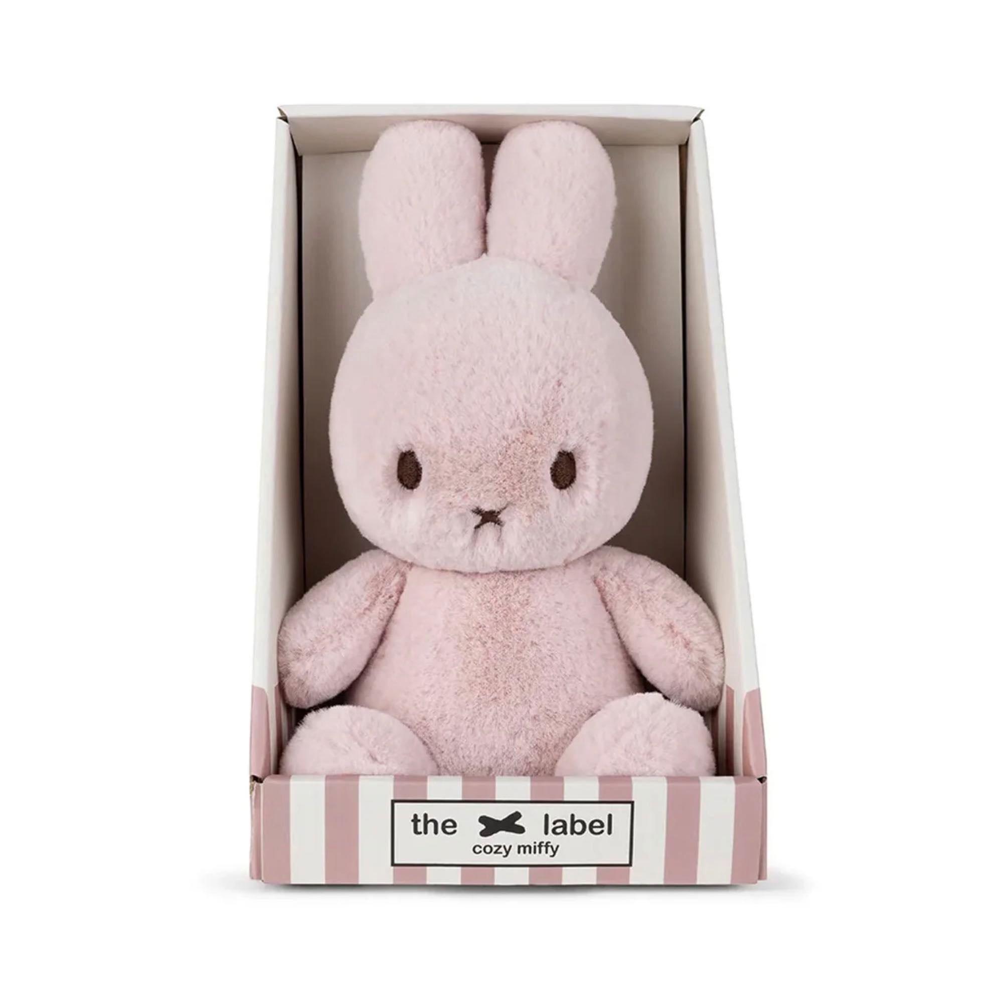 Cozy Miffy Sitting in giftbox 23cm, soft pink