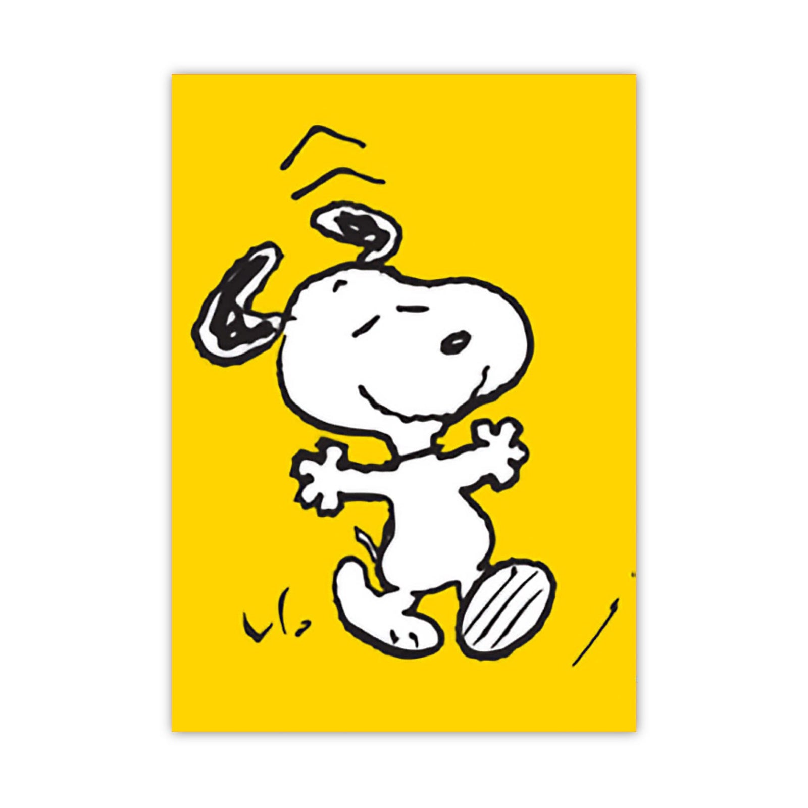 Hype Snoopy mini card, walking