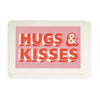 Archivist 'Hugs & Kisses' luxury letterpress printed card