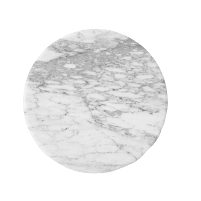 &Tradition Wire VP11 stool marble top, bianco carrara