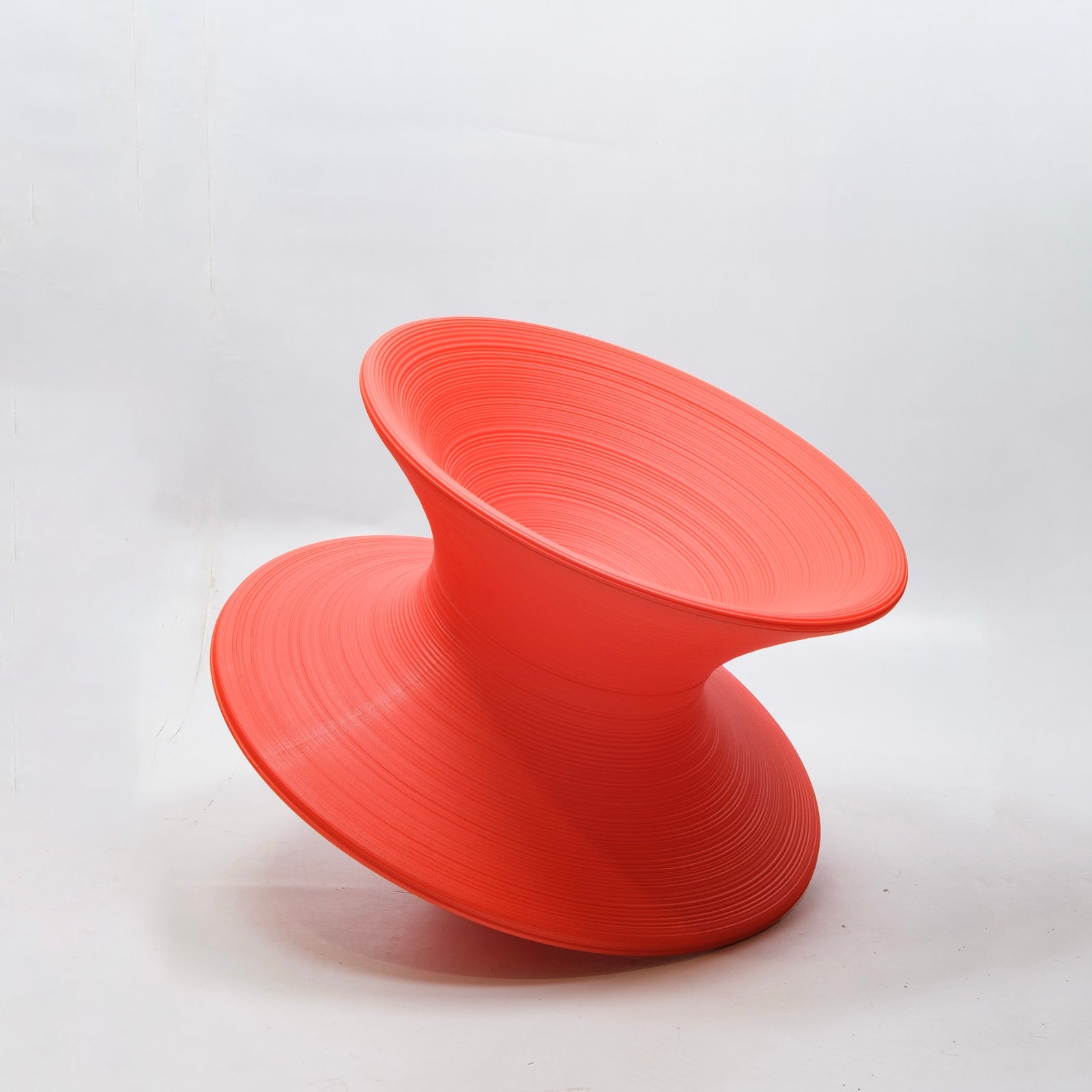 Magis Spun lounge chair, red