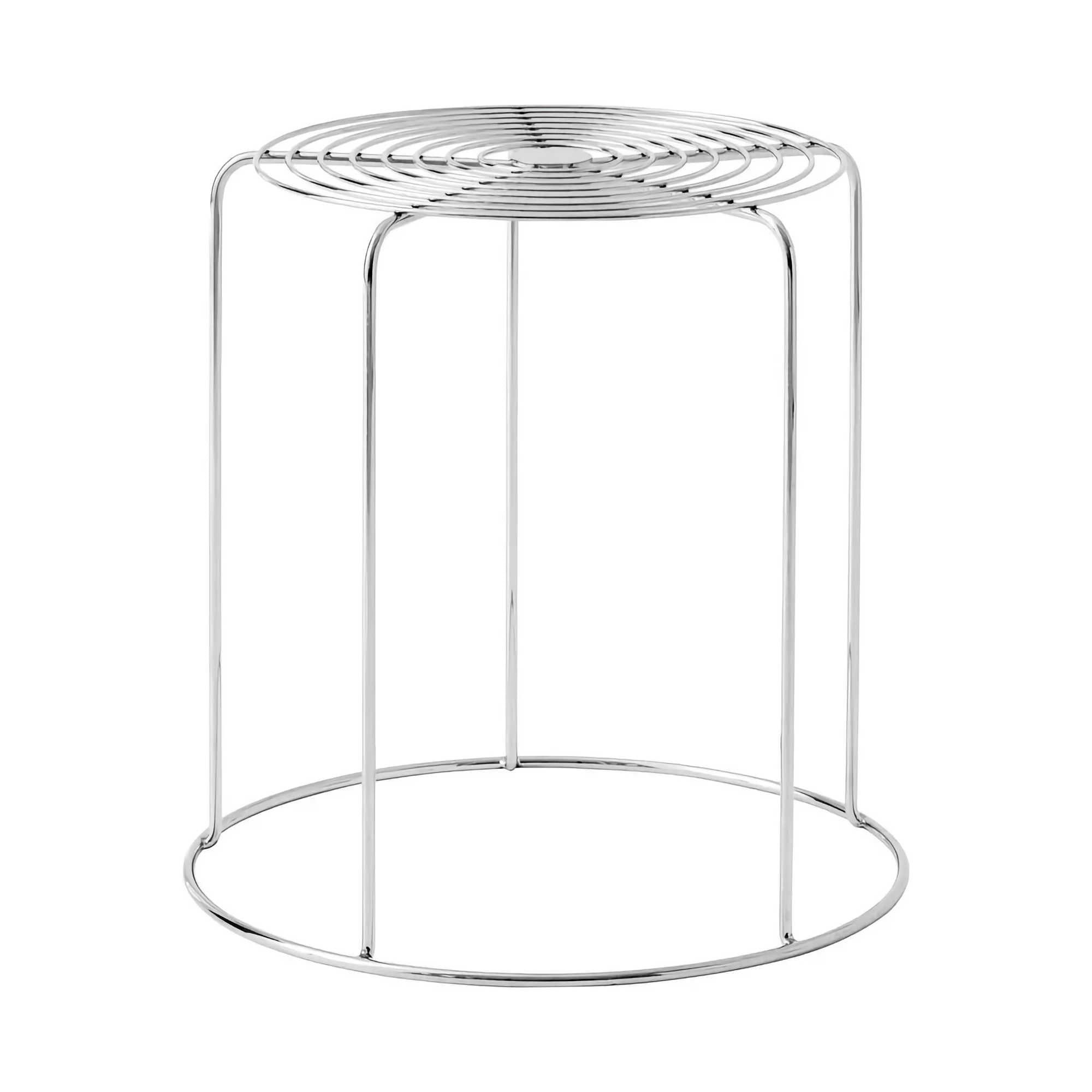 &Tradition Wire Stool VP11, Stainless Steel