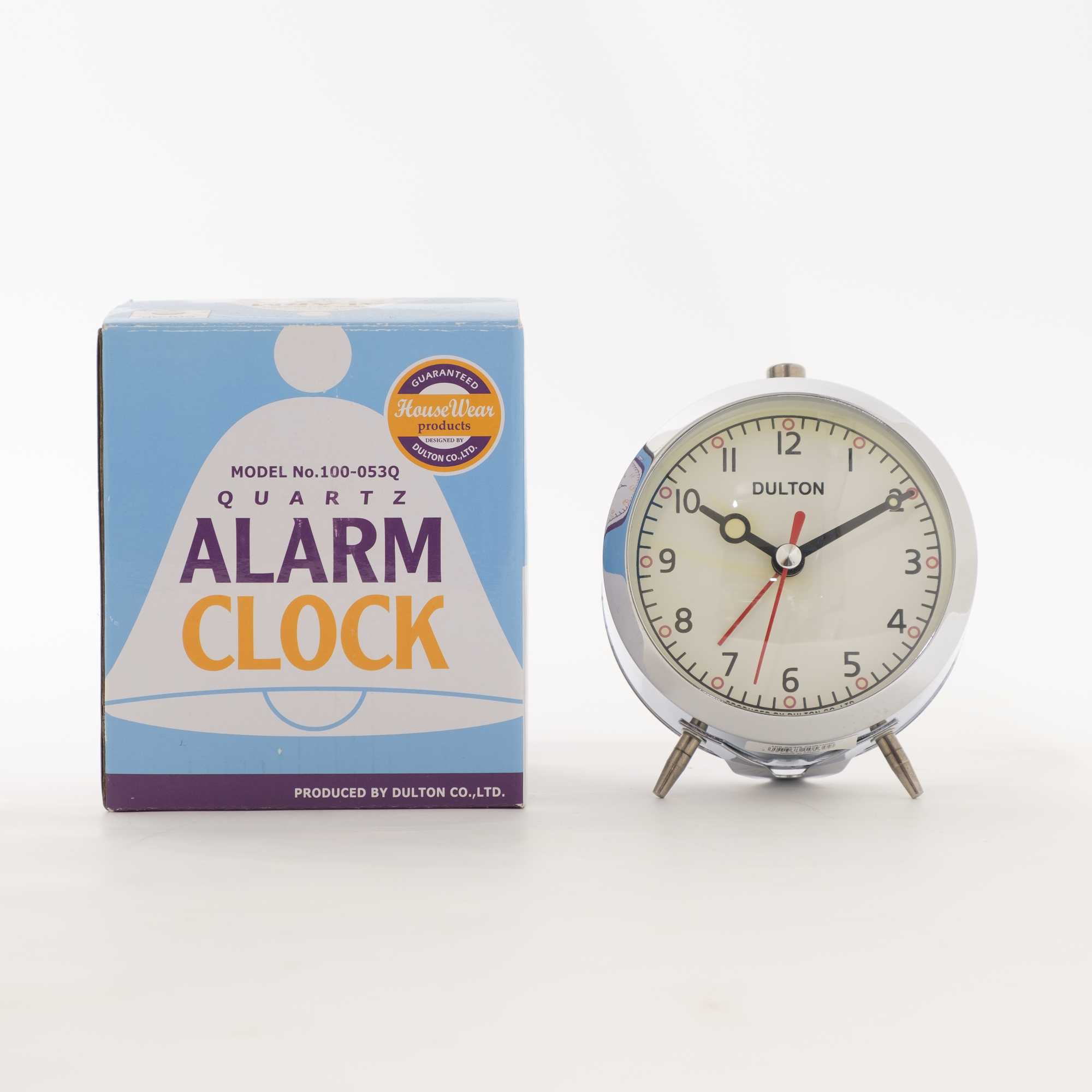 ex-display | Dulton Alarm Clock, Chrome