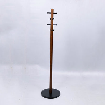 refurbished | Umbra Pillar coat rack, walnut/black