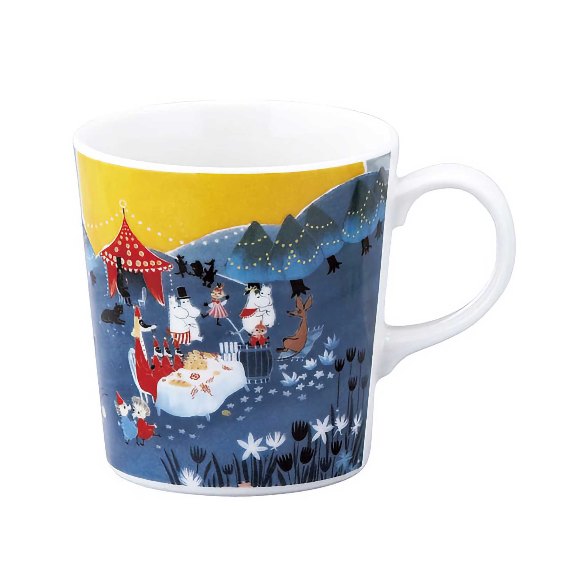 Yamaka Shoten Moomin Art Canvas Mug, Party