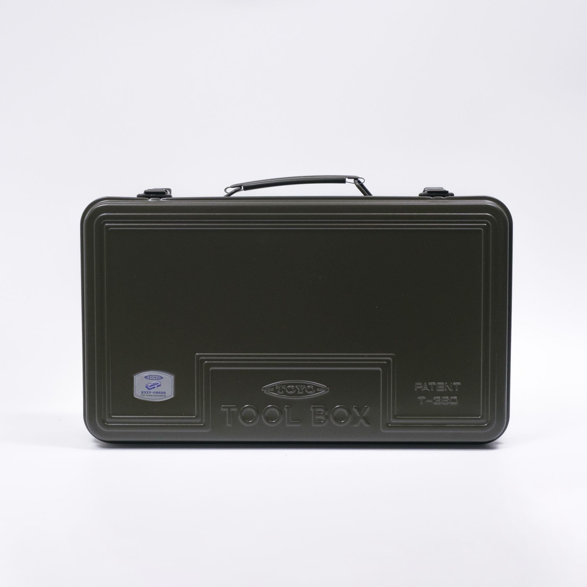 refurbished | Toyo T-360 Steel toolbox, green