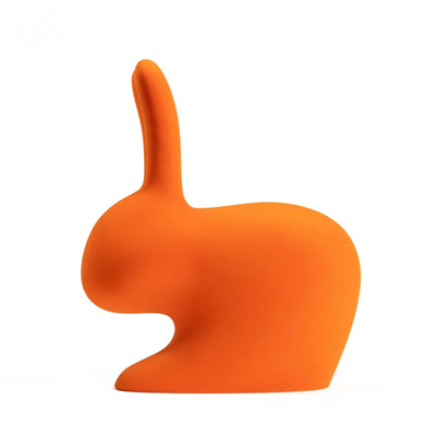Qeeboo Rabbit Chair Baby, velvet orange