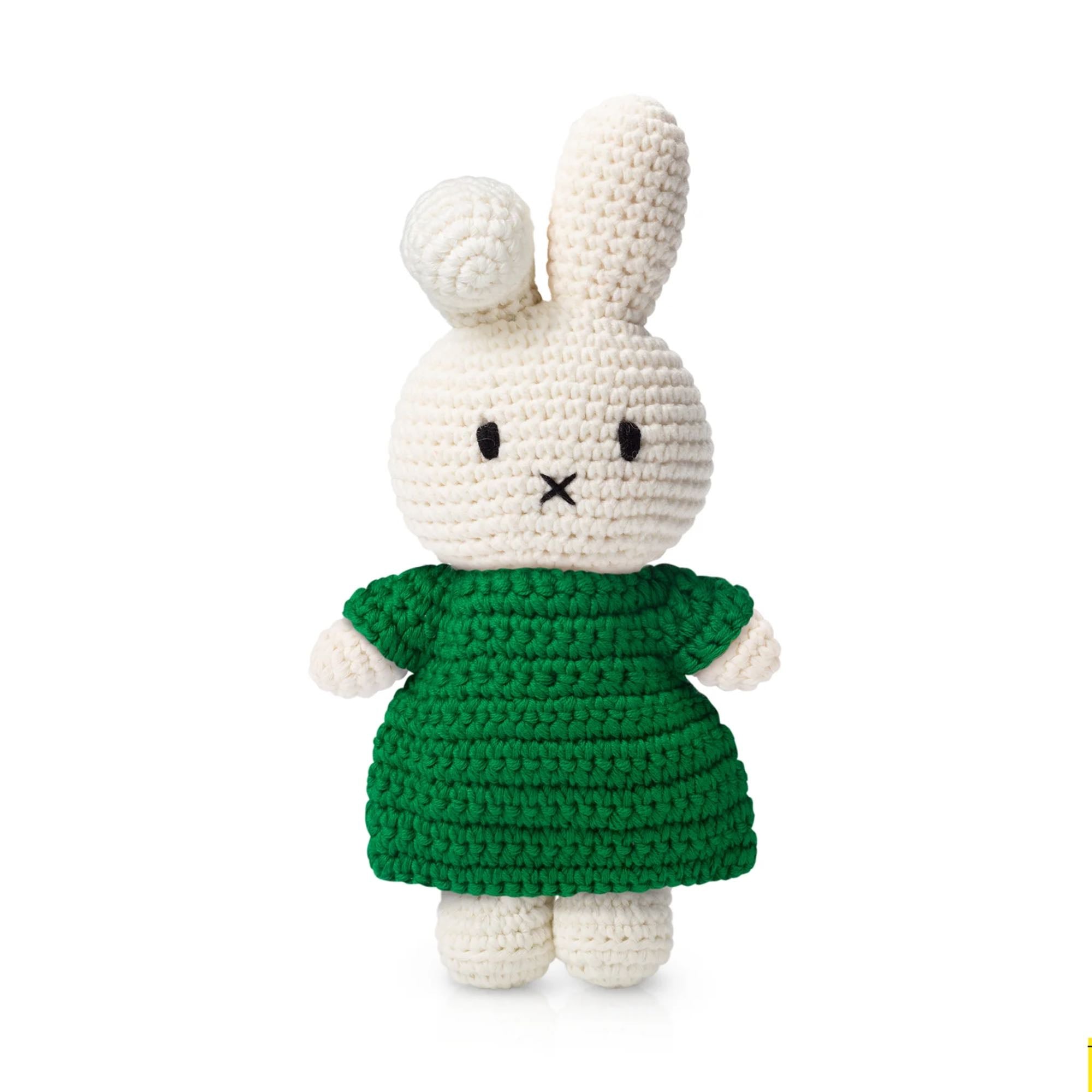 Just Dutch Daan crochet doll, green dress