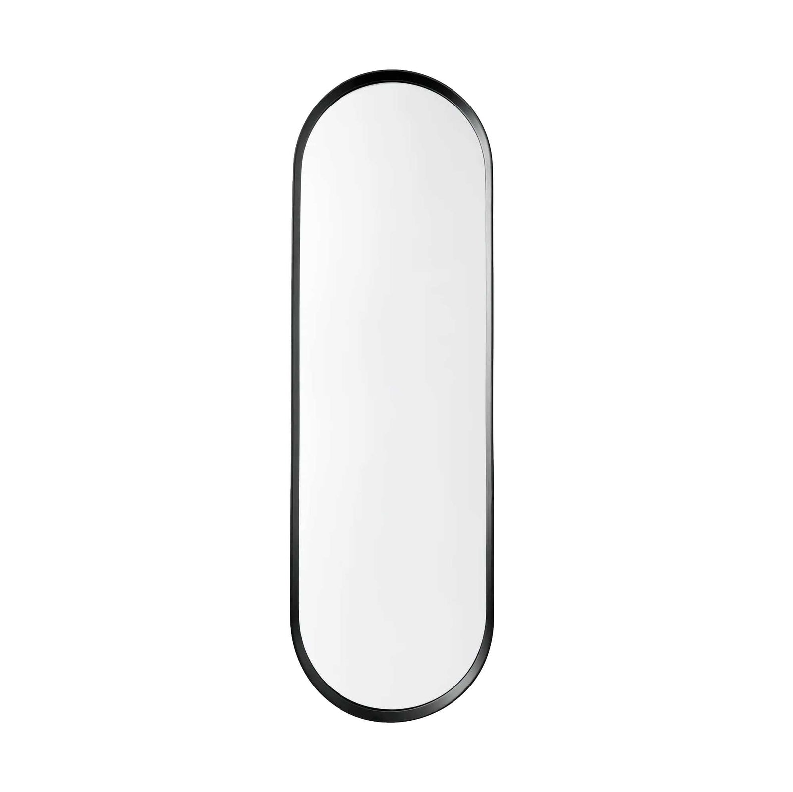 Audo Norm wall mirror oval, Black