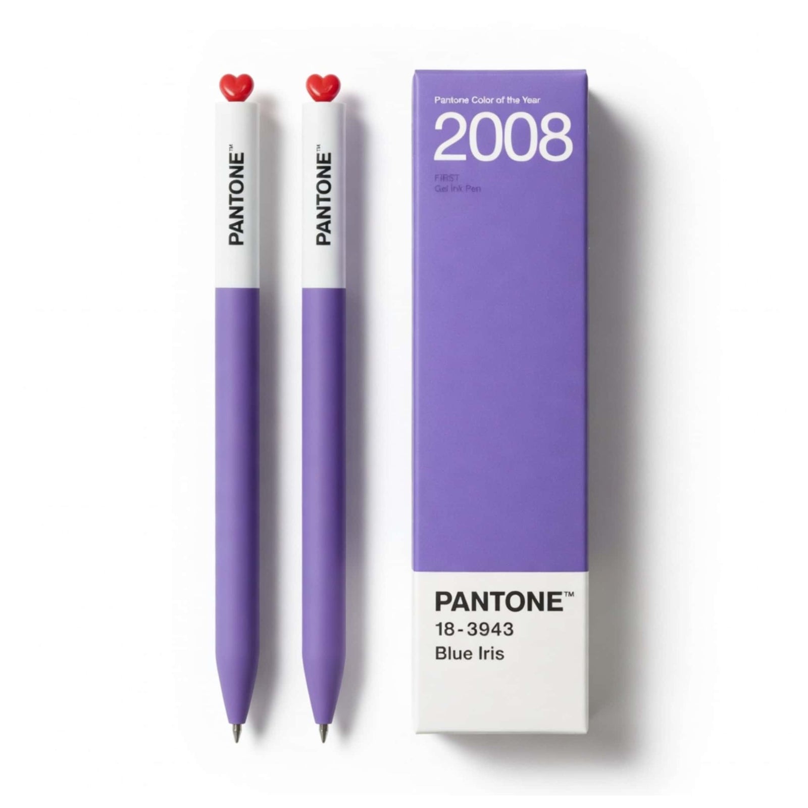 PANTONE® x Kaco gel ink pen set of 2, blue iris