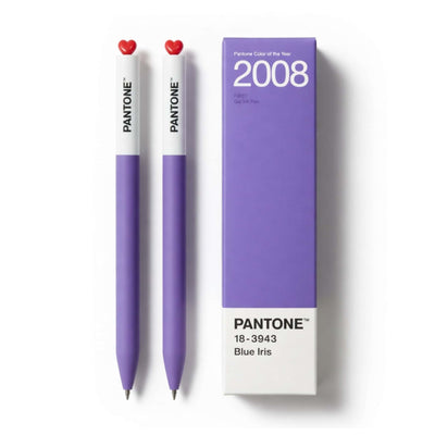 PANTONE® x Kaco gel ink pen set of 2, blue iris