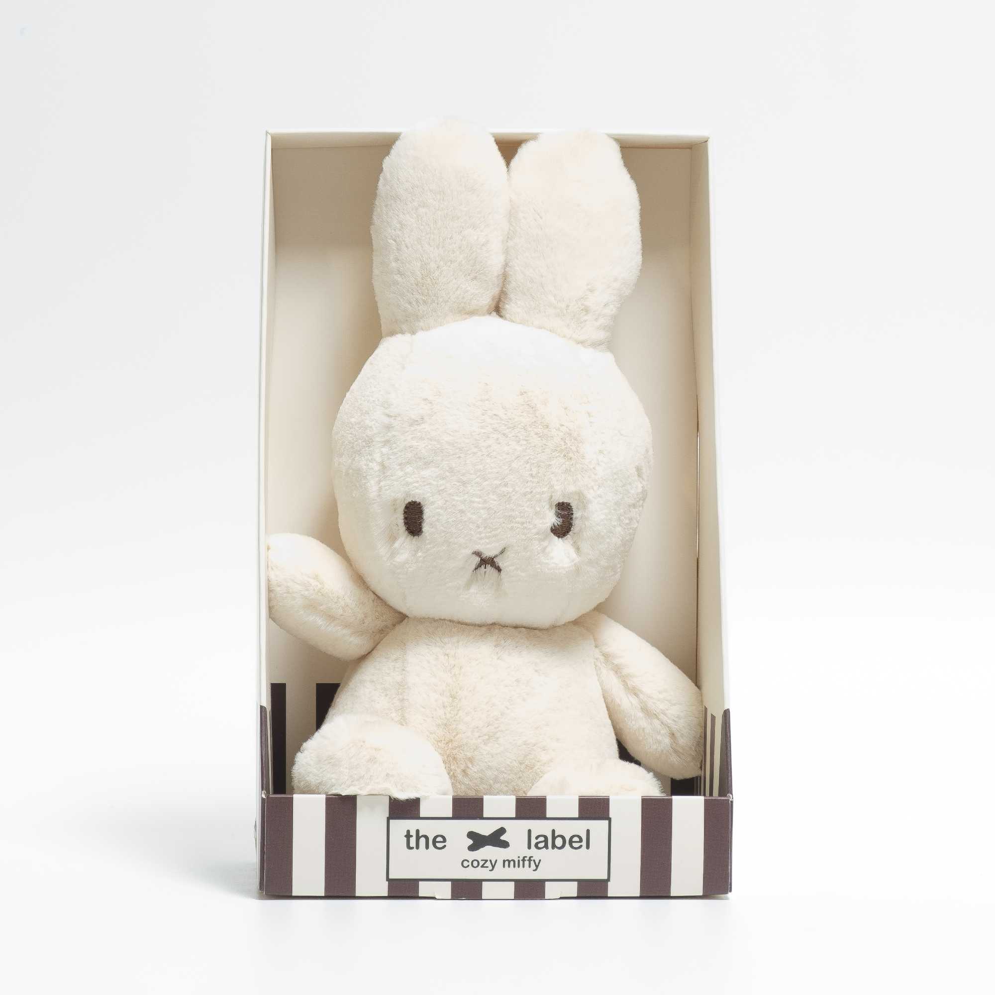 Cozy Miffy Sitting in gift box, Cream