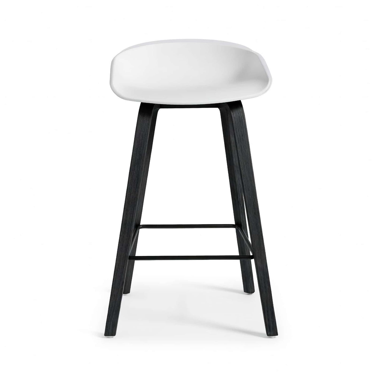 Hay About A Stool AAS32 LOW counter stool (65cm), white/black