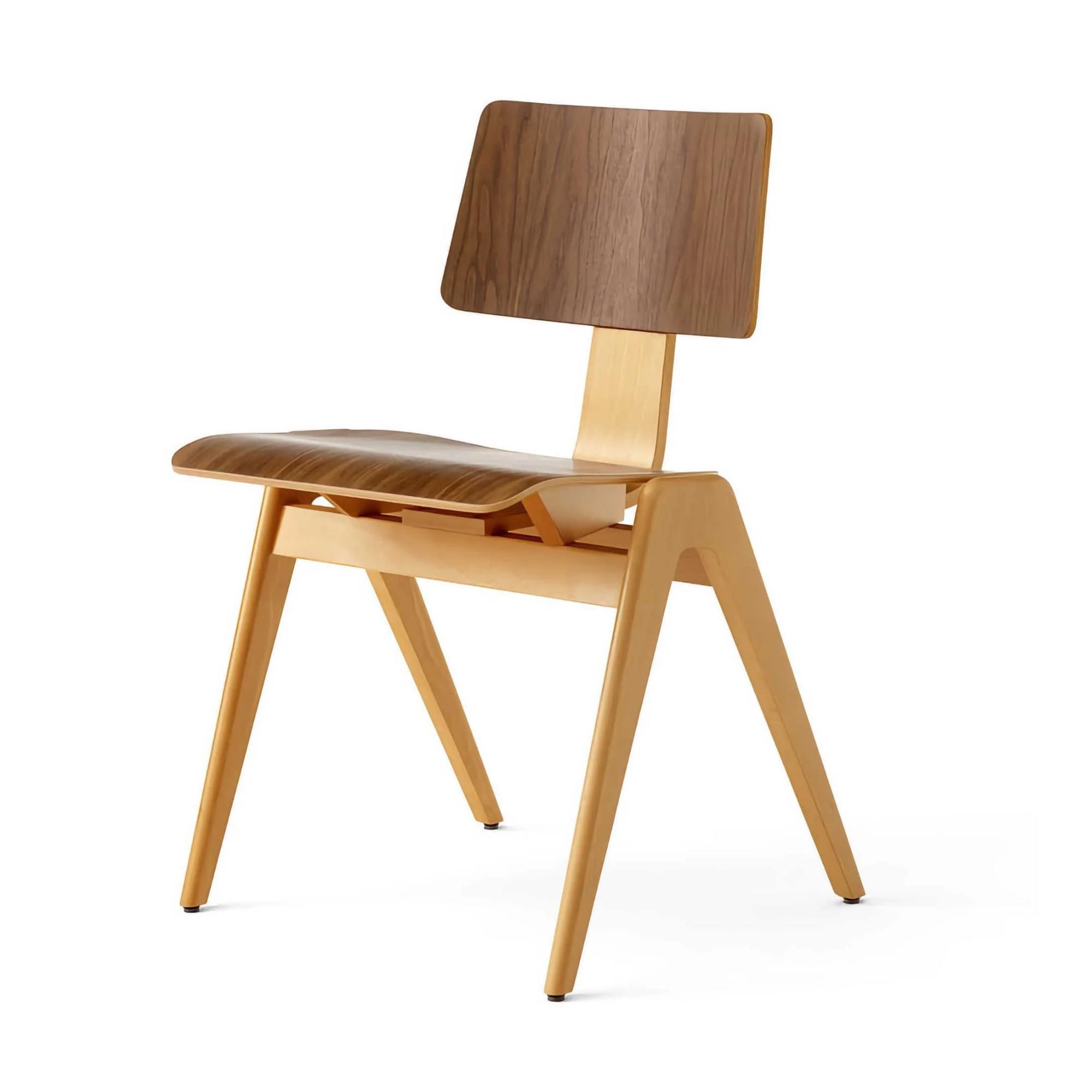 &Tradition Daystak RD1 side chair, beech walnut