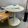 XLBoom Terrazzo Table Round Low (Ø50xH45cm) , White